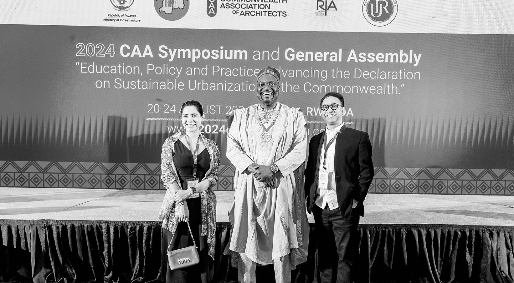 Delegates at the Continental Architects Association symposium